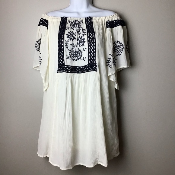 Altar’d State Off Shoulder Tunic/Mini Dress - Picture 3 of 7